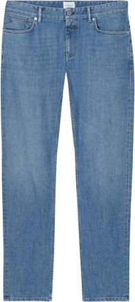 Closed Jeans, Heren, Blauw, W34, Leer, Slim Jeans