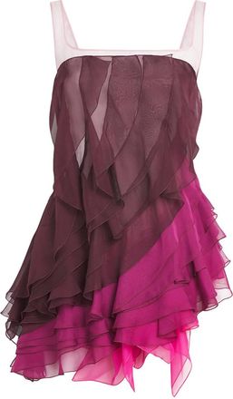 Nensi Dojaka Kiera Ruffled Tiered Mini Dress Size XS