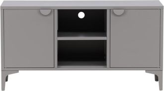 VE DESIGN Tv Lowboard Piring 120 x 63 cm, Light Grey