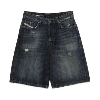 Diesel Denim Shorts, female, Blue, Size: W27 De-Sire Shorts