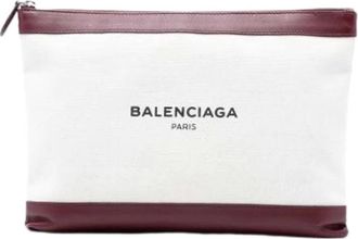 Balenciaga Pre-owned Clutches, female, White, Size: ONE SIZE Pre-owned Vintage Clutch