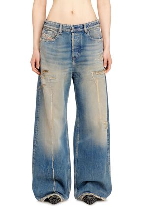Diesel Relaxed Jeans - 1996 D-Sire - Jeans - Woman - Blue