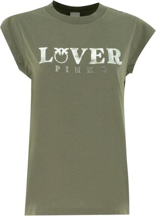 Pinko Mujer, Camisetas, Verde, Talla: L