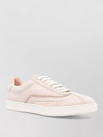 Fabiana Filippi suede leather sneakers low top design