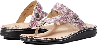 Finn Comfort Womens Finn Comfort Alexandria Thong Berry Treccia Slip On Sandals HTAT502