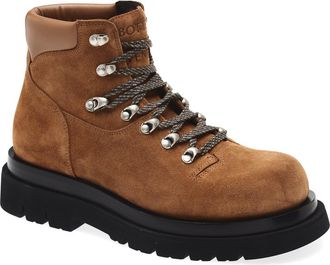 Bottega Veneta Boston Hiking Boot in 7665 Caramel at Nordstrom, Size 8Us