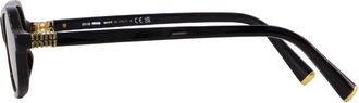 Miu Miu 0MUB10SU-16K90Q55 Acetate Sunglasses - Black