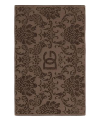 Dolce & Gabbana logo towel - Brown