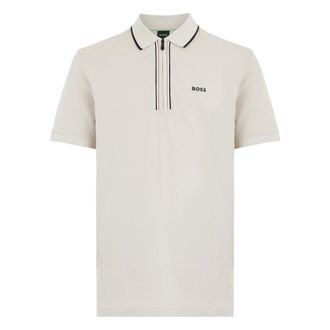 HUGO BOSS Hugo, Polo Shirts, male, Beige, Size: 3XL Philix GOC Polo