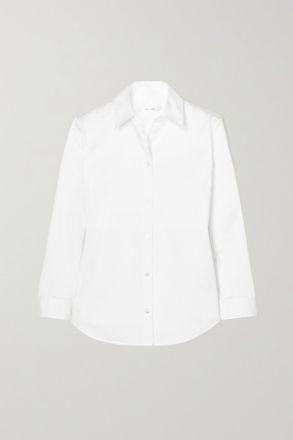 The Row Camicia In Popeline Di Cotone Petra - Bianco