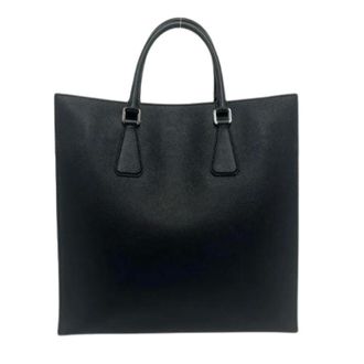 Prada Pre-owned Tote Bags, female, Black, Size: ONE SIZE Pre-owned Saffiano Leather Handbag