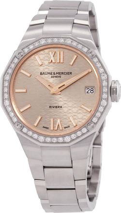 Baume & Mercier Riviera Quartz Diamond Ladies Watch 10796