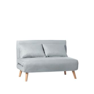 Klast Sof&aacute; cama de poli&eacute;ster azul claro 121 cm x 83 cm