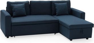 Happy Garden Happy Garden - Sofá cama clark 3 plazas color azul