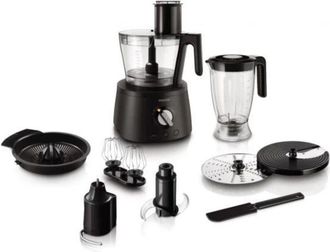Philips Hr7776/91 Avance - Robot De Cocina Con Vaso Extragrande (3,4 L, Batidora 1,5 L, 1300w)