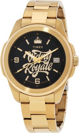 Timex X Fortnite Essex Quartz Black Dial Mens Watch TW2Y47200