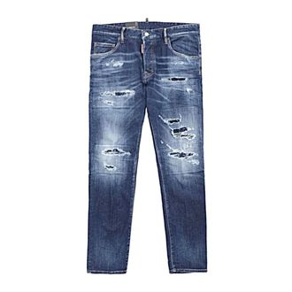 Dsquared2 Slim-fit Jeans, male, Blue, Size: XS Classic Denim Jeans for Men