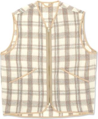 Fortela Wool Check Gilet in Multicolor at Nordstrom, Size X-Large Eu