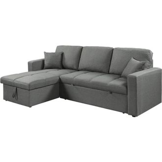 Habitat et Jardin Divano angolare trasformabile/reversibile a bolle daria Alain - 3 posti - Grigio