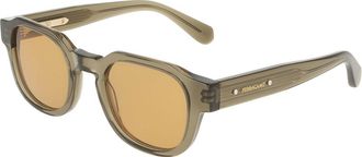 Ferragamo SF2146S 320 Mens Sunglasses Green Size 49