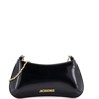 Jacquemus Le Bisou Perle Shoulder Bag Leather