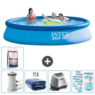 Intex Piscina Easy Set Redonda - 396x84 Cm - 8-piezas Scb55