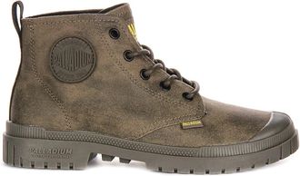 Palladium Bruine Hoge Enkellaarzen - Heren - Veterlaarzen - Bruin - 42 EU - Schoenen