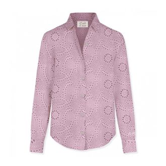 MC2 Saint Barth Shirts, female, Pink, Size: S Meredith Long Sleeve Shirt