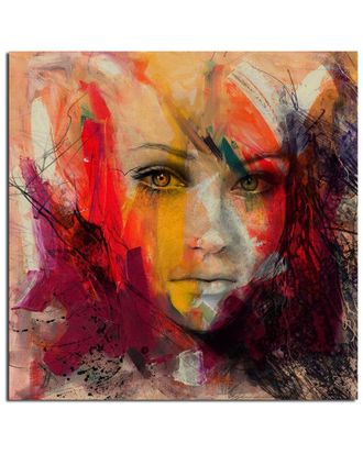 Ready2HangArt Ready2hangart Abstract Girl 4 Wrapped Canvas Wall Art By Tristan Scott