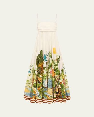 Alemais Toucan Tango Midi Dress