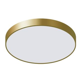 Netlighting Modern LED Flush Ceiling Light Golden Warm White 3000K 3600lm in Gold