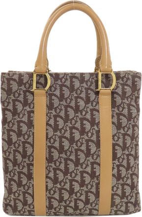 Dior Brown Canvas Tote Bag (Pre-Owned)
