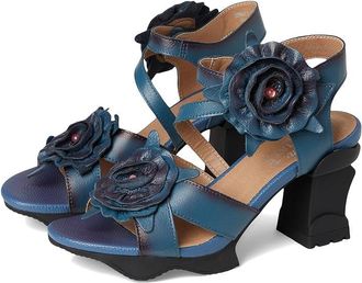 L'Artiste by Spring Step Shelly Womens Shoes Blue : EU 42 (US Womens 10.5-11) M, Leather