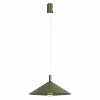 Sollux Lighting L&aacute;mpara colgantes verde oliva acero alt. 135 cm