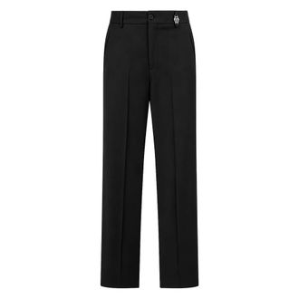 Philipp Plein Pantalones de Pierna Ancha - Trousers - Hombre - Negro - 6XL