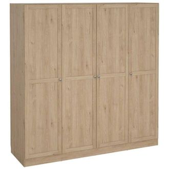 Dmora Gran Armario Monique, Muebles de dormitorio, Vestidor, Armario de ropa, 196x62 h200 cm, Roble - Dmora