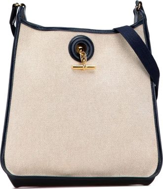 Hermès Borsa a tracolla Toile H and Barenia Vespa PM 1980 - Blu