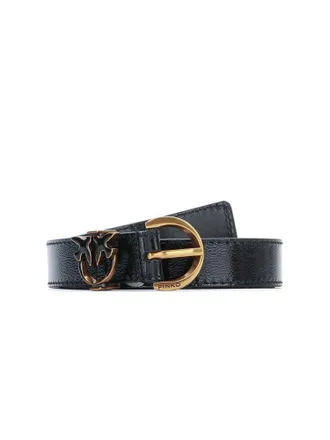 Pinko Calf Leather Belt - Black