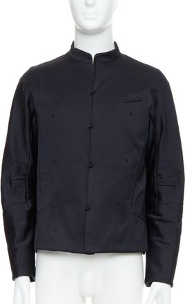 Shiatzy Chen Cotton Blend Silky Embroidered Padded Coat