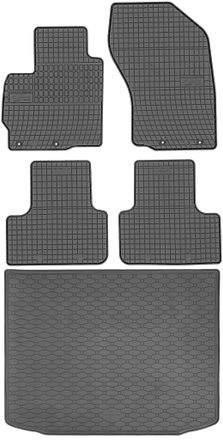 OEM Mitsubishi Asx I Crossover De 05.2010 A 12.2021 Set - Alfombrillas De Goma Para Coche + Alfombrilla Para Maletero