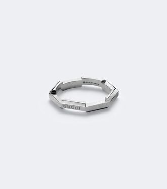 Gucci Link To Love 18kt white gold ring