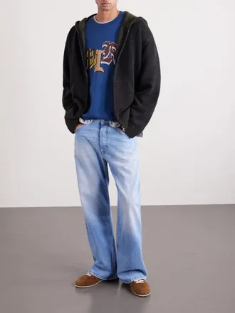 Amiri Varsity Patch Logo-Print Cotton-Jersey T-Shirt