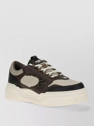 Fendi leather low-top sneakers