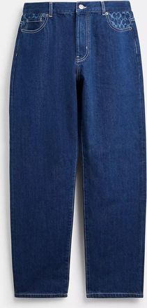 Coach Straight Fit Denim Jeans