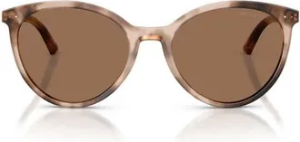 Jimmy Choo London JC5060 53mm Phantos Sunglasses in Chai Havana/dark Brown at Nordstrom