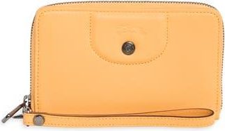 Longchamp Le Pilage Cuir Zip Wristlet Wallet in Melon at Nordstrom Rack