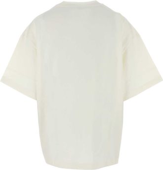 Jil Sander Womens Cotton T-Shirt White