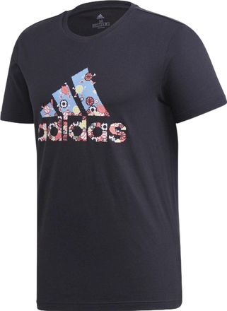 adidas 8-Bit Badge Of Sport Applique Sports Breathable Short-sleeve Tee Men Black FN1745