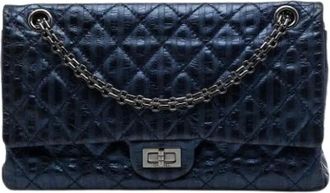 Chanel Borsa a spalla Pre-owned Vintage Double Flap - - Pre-owned - Donna - Blu - ONE SIZE
