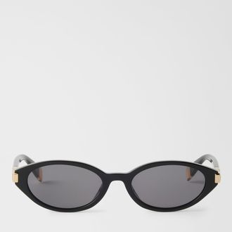Furla Occhiali Da Sole Nero Nero Acetato Donna